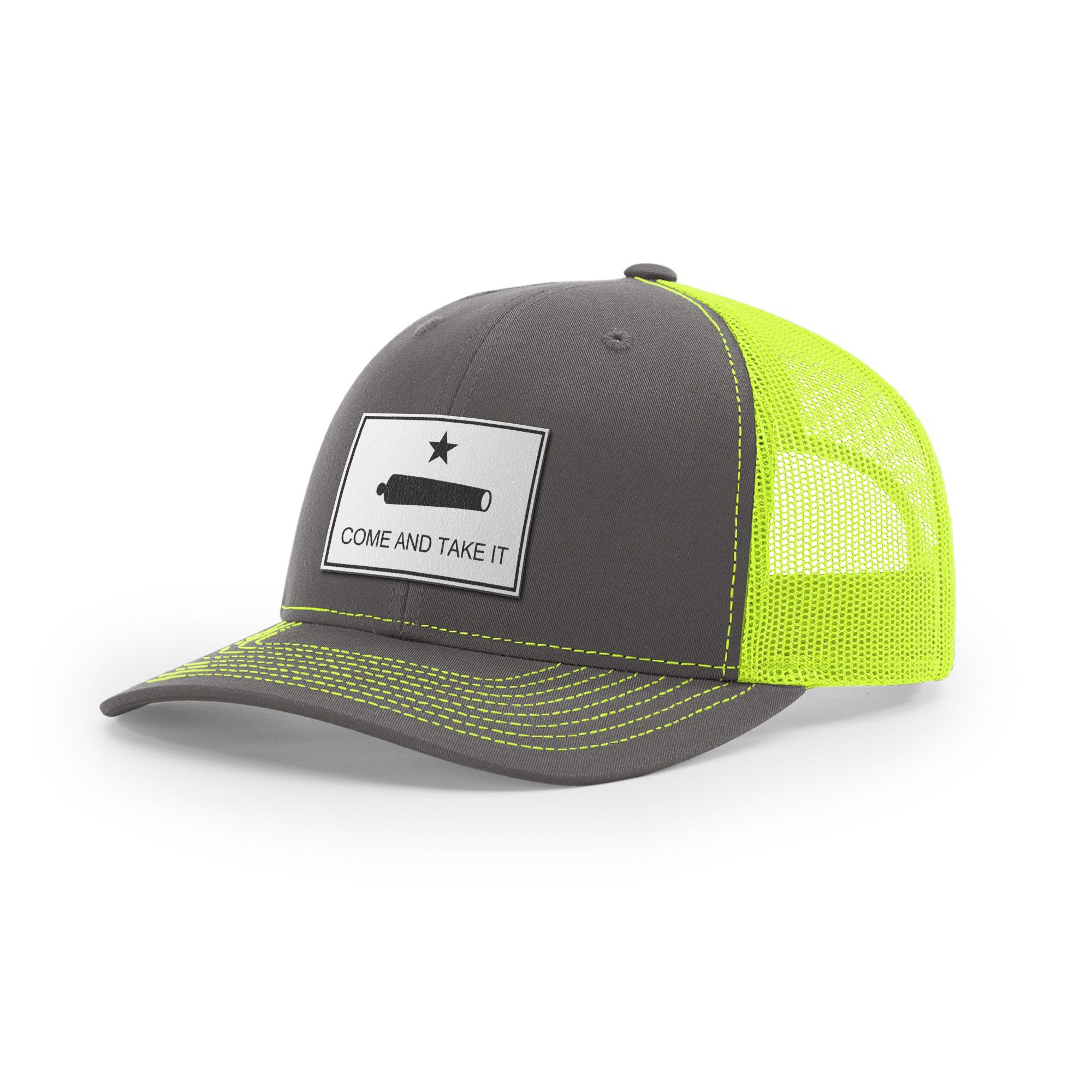 Come And Take It Cannon Trucker Hat - White | Ballistic Republic™