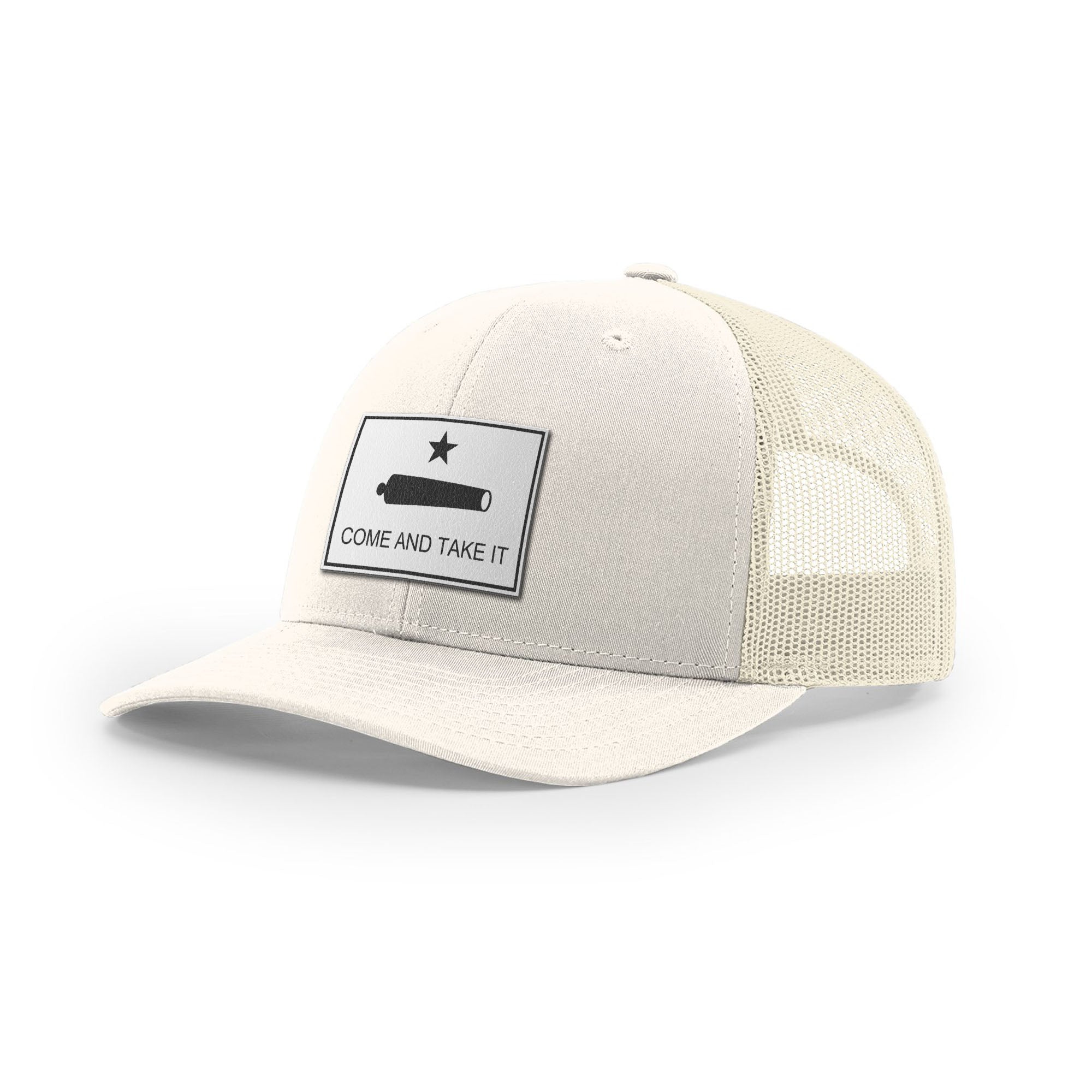 Come And Take It Cannon Trucker Hat - White | Ballistic Republic™