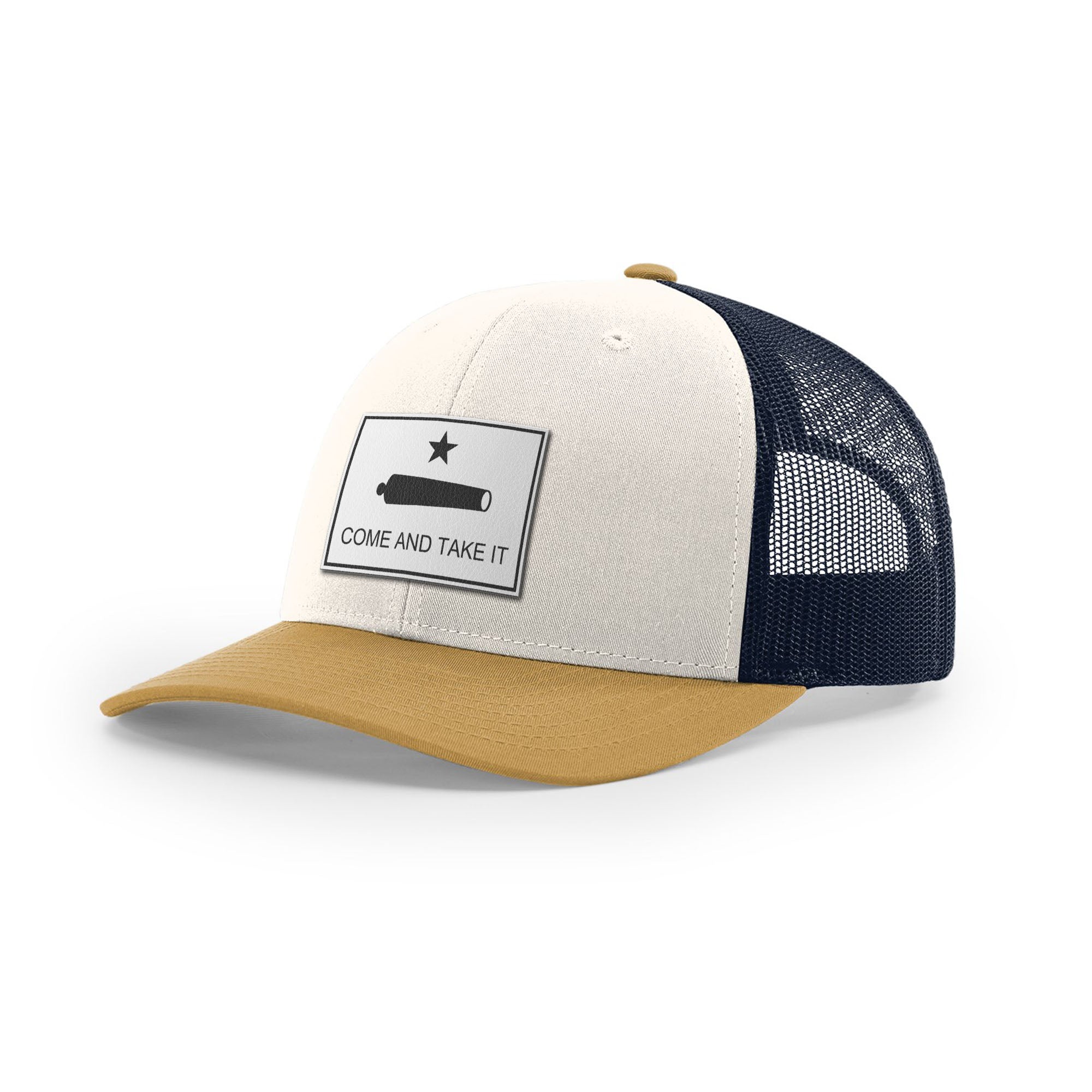 Come And Take It Cannon Trucker Hat - White | Ballistic Republic™