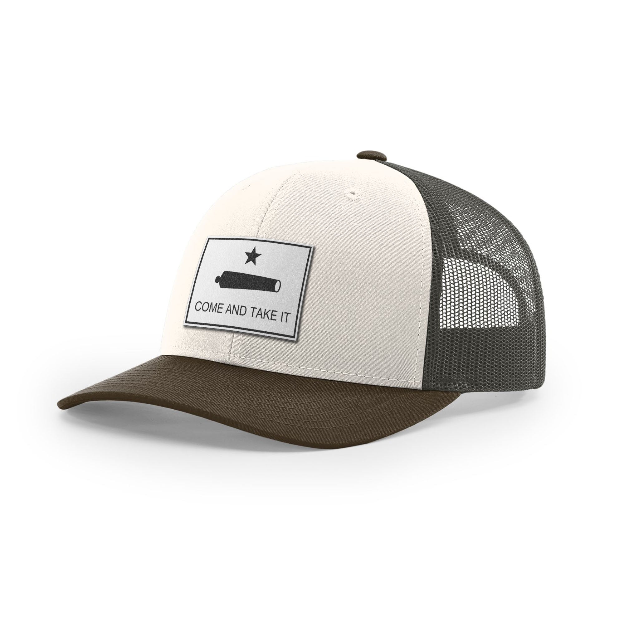 Come And Take It Cannon Trucker Hat - White | Ballistic Republic™