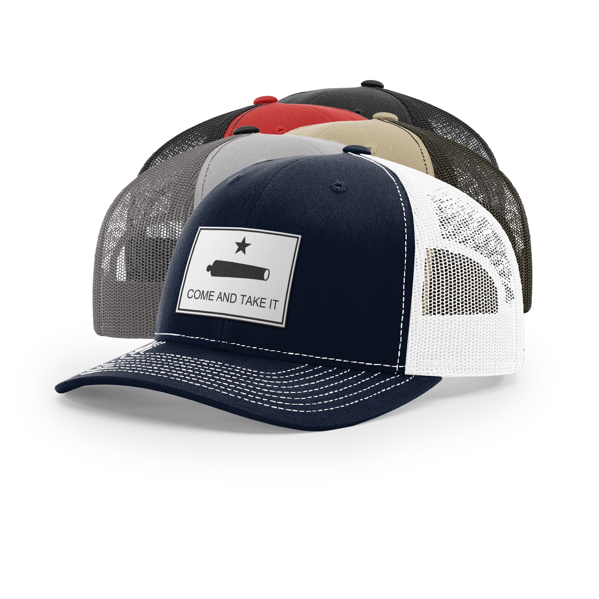 Come And Take It Cannon Trucker Hat - White | Ballistic Republic™