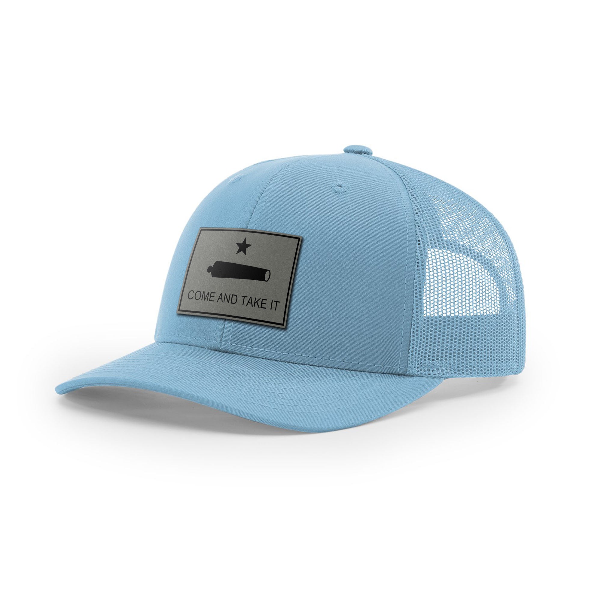 Come And Take It Cannon Trucker Hat - Charcoal