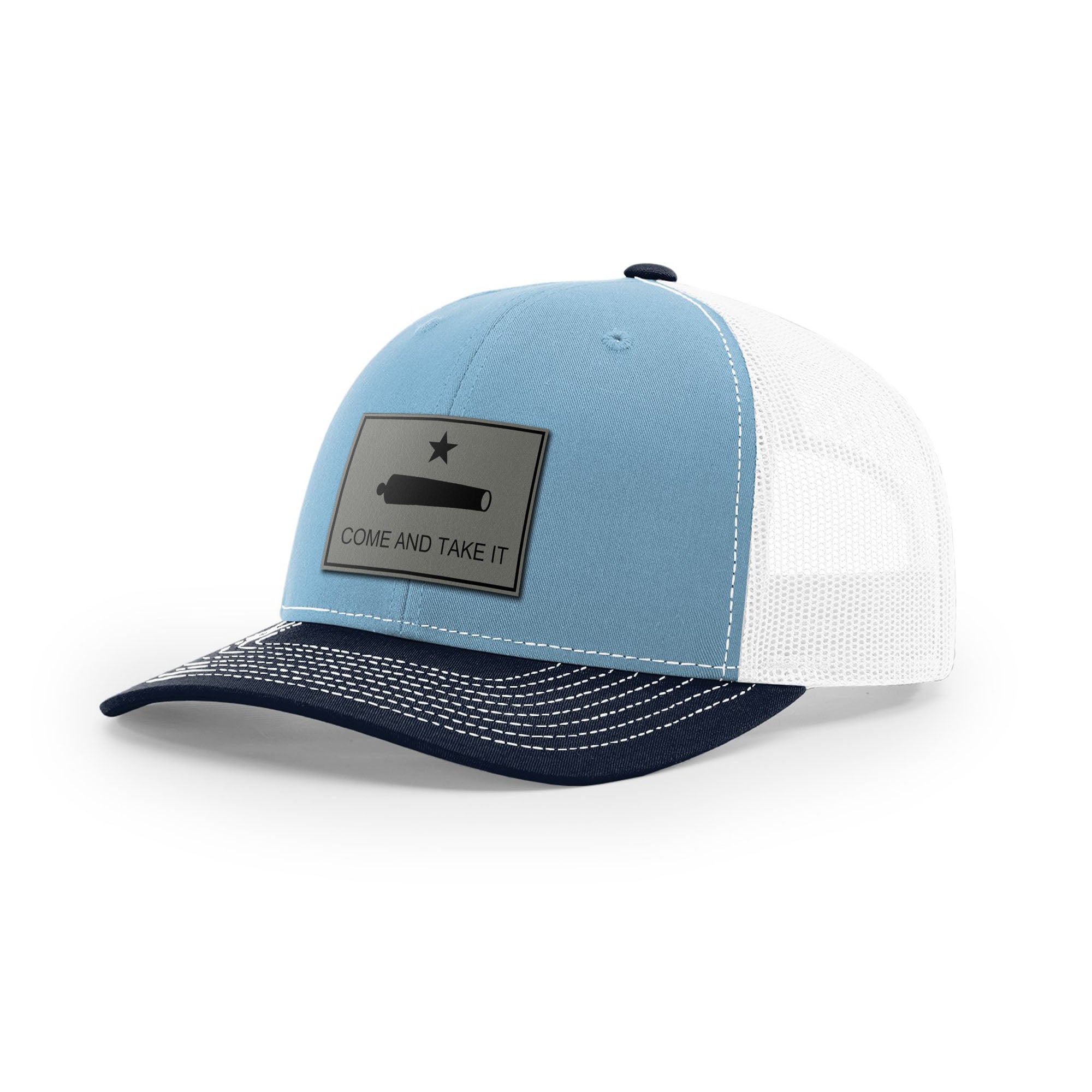 Come And Take It Cannon Trucker Hat - Charcoal