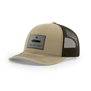 Come And Take It Cannon Trucker Hat - Charcoal
