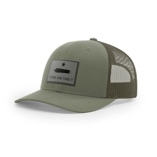 Come And Take It Cannon Trucker Hat - Charcoal