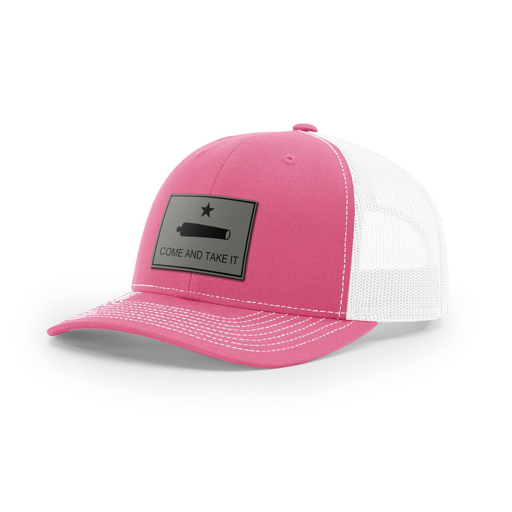 Come And Take It Cannon Trucker Hat - Charcoal