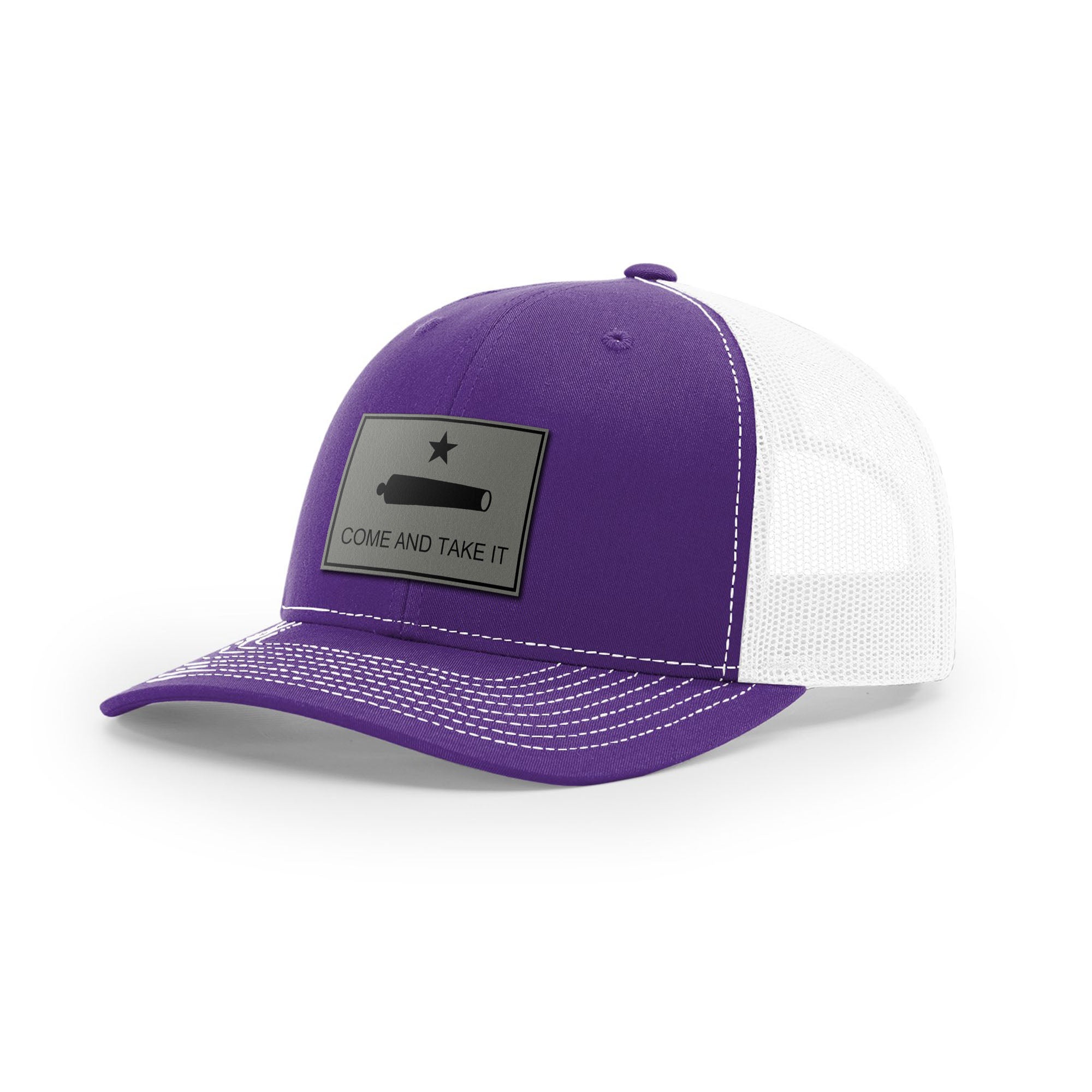 Come And Take It Cannon Trucker Hat - Charcoal