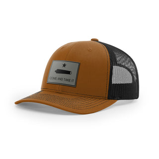 Come And Take It Cannon Trucker Hat - Charcoal