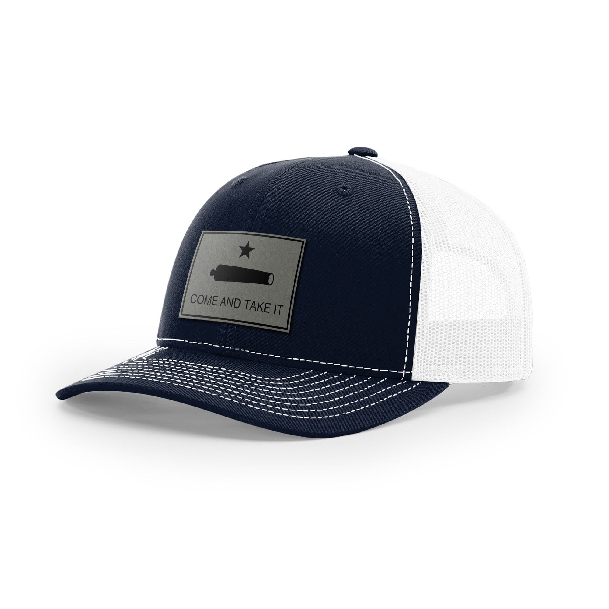 Come And Take It Cannon Trucker Hat - Charcoal
