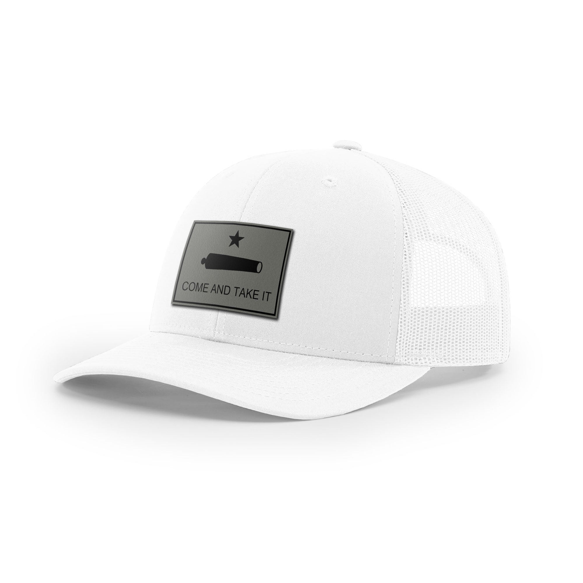 Come And Take It Cannon Trucker Hat - Charcoal