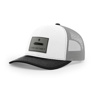 Come And Take It Cannon Trucker Hat - Charcoal