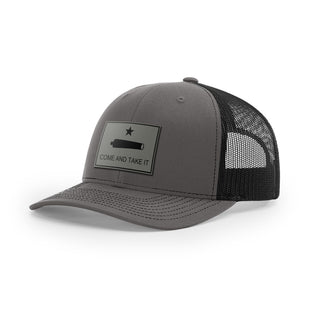 Come And Take It Cannon Trucker Hat - Charcoal