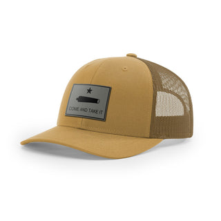 Come And Take It Cannon Trucker Hat - Charcoal