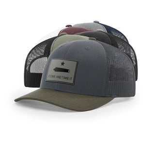 Come And Take It Cannon Trucker Hat - Charcoal
