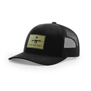 Come And Take It Rifle Trucker Hat - Military Olive | Ballistic Republic™