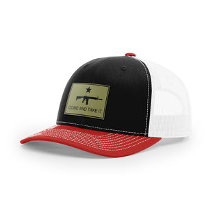 Come And Take It Rifle Trucker Hat - Military Olive | Ballistic Republic™