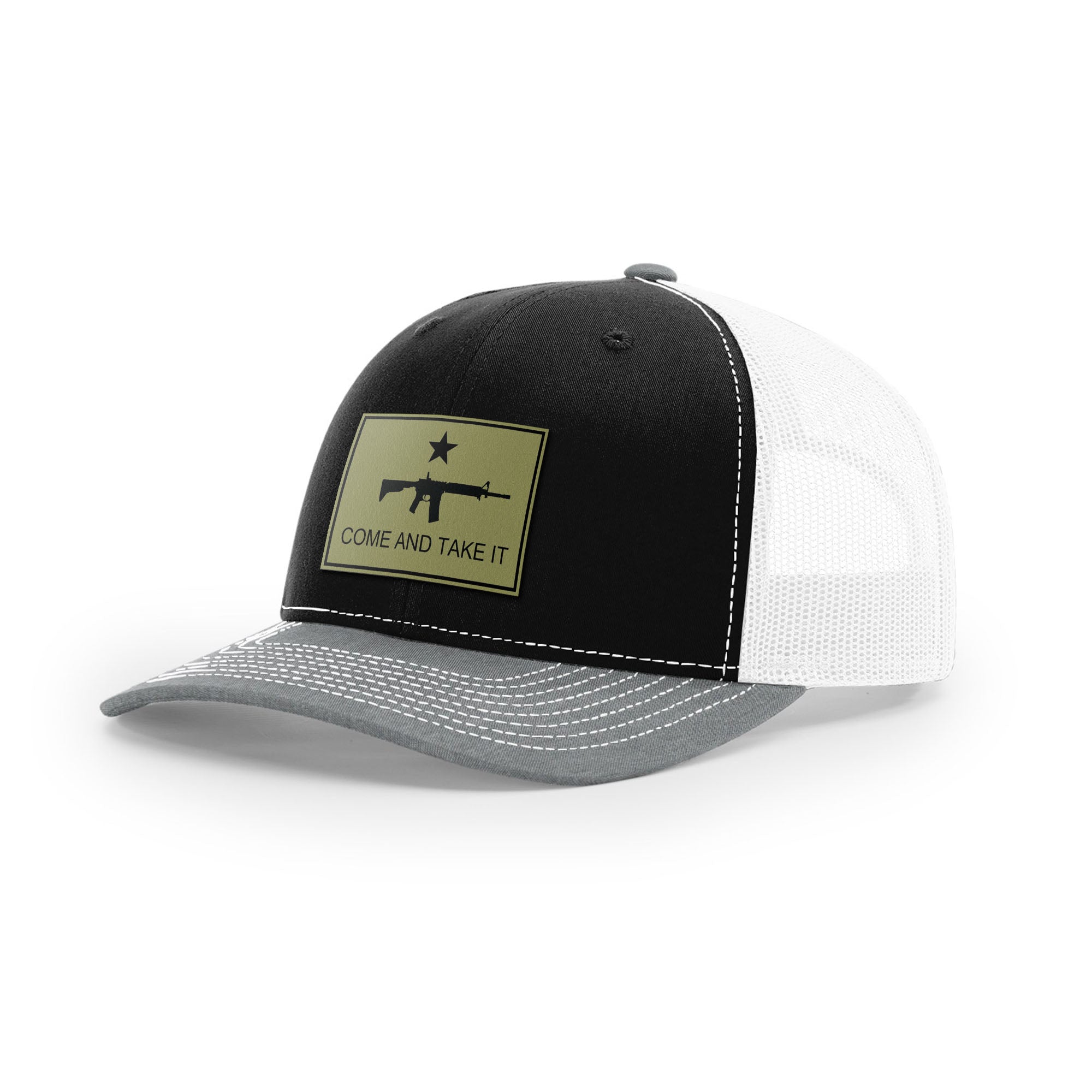 Come And Take It Rifle Trucker Hat - Military Olive | Ballistic Republic™