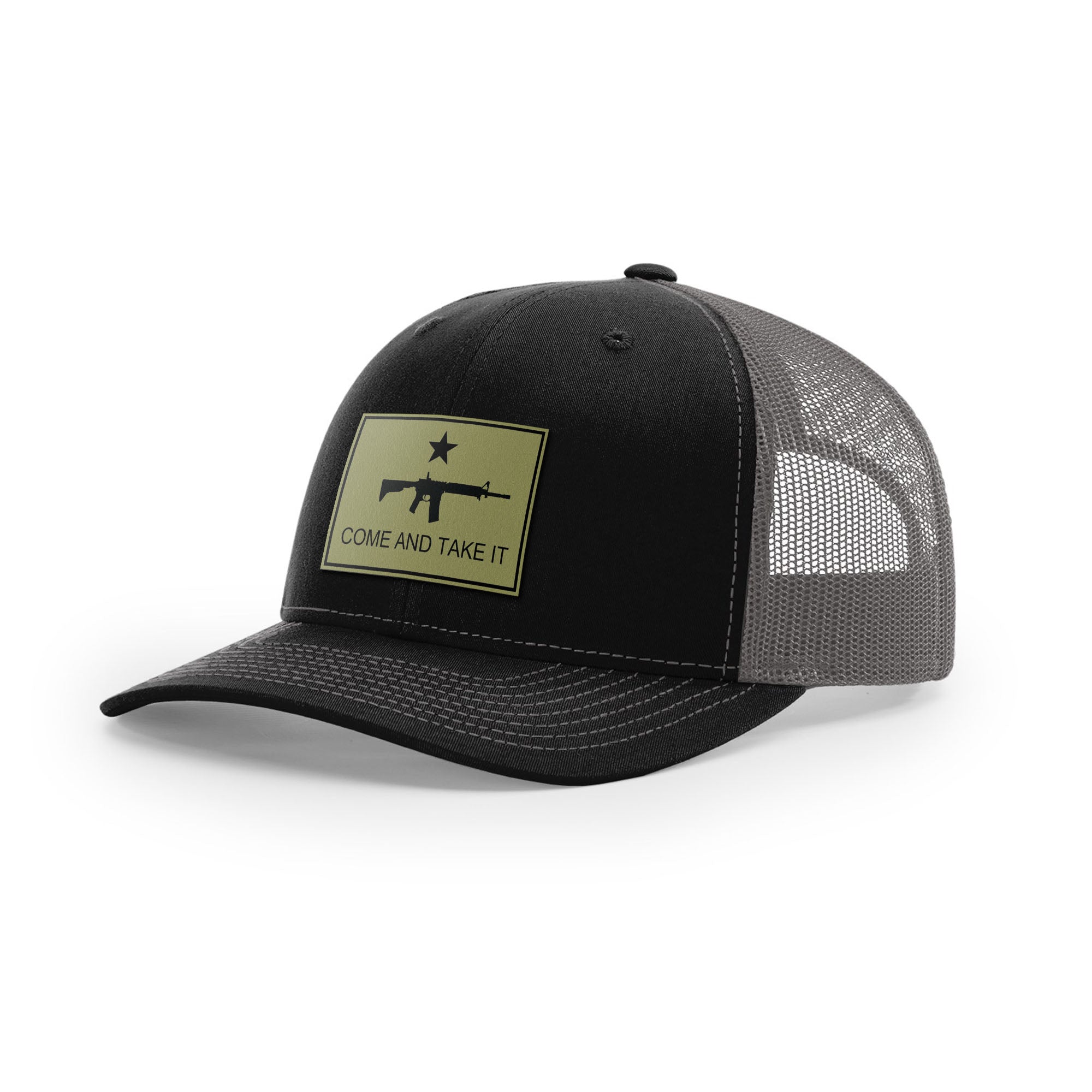 Come And Take It Rifle Trucker Hat - Military Olive | Ballistic Republic™