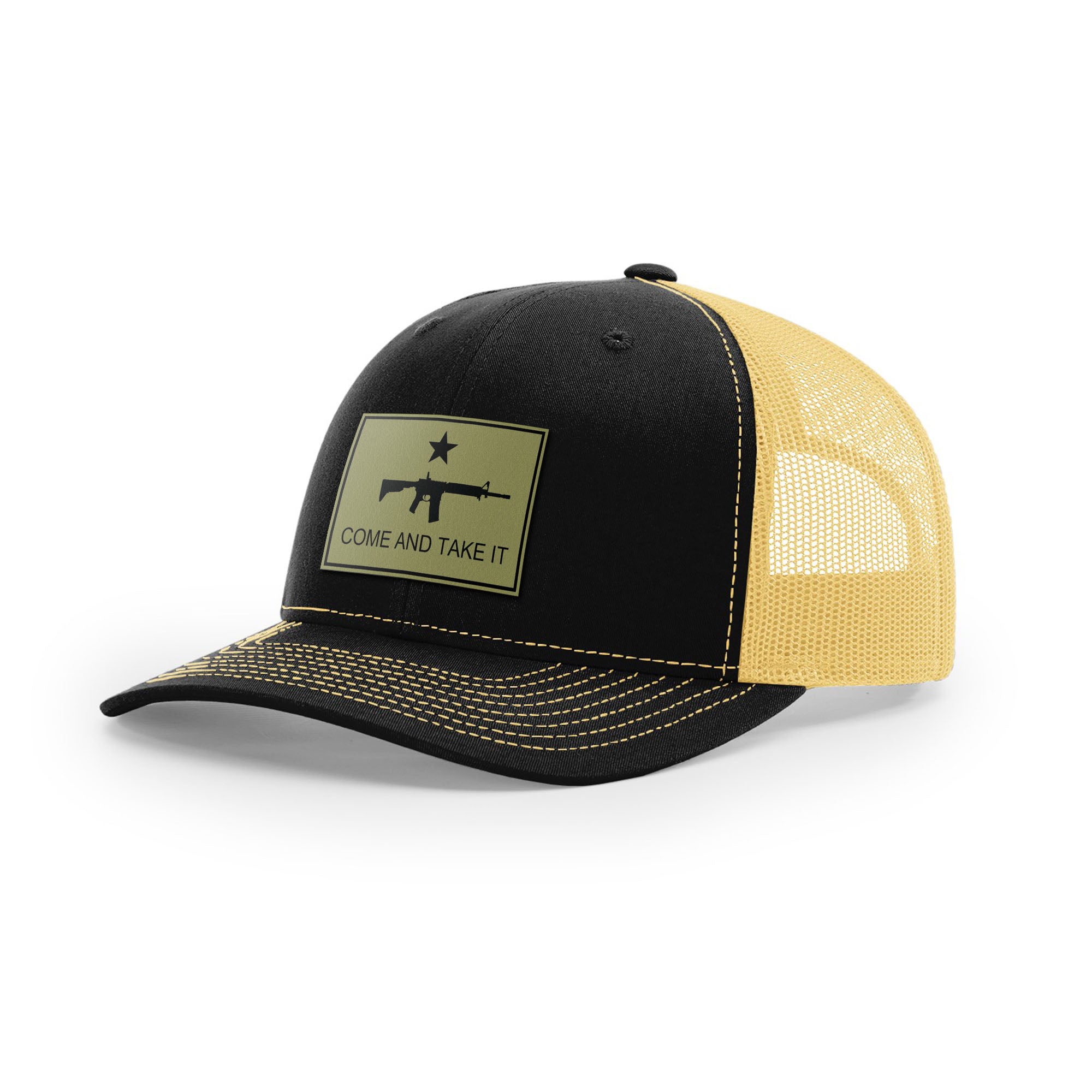 Come And Take It Rifle Trucker Hat - Military Olive | Ballistic Republic™
