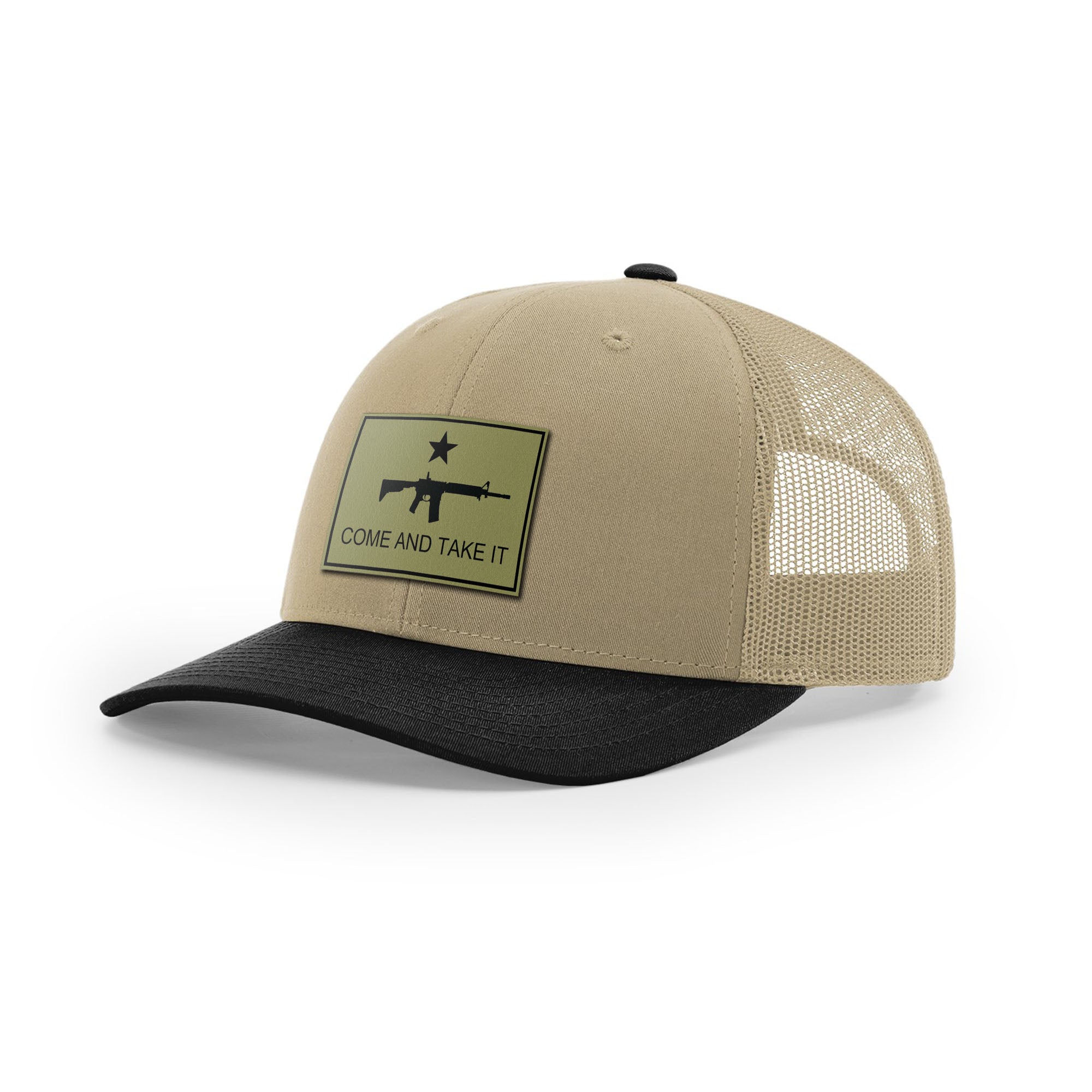 Come And Take It Rifle Trucker Hat - Military Olive | Ballistic Republic™