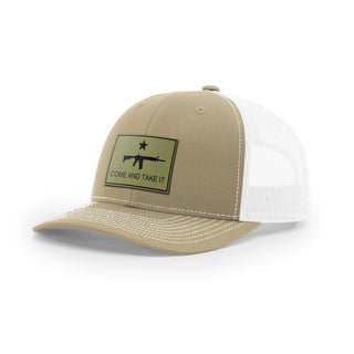 Come And Take It Rifle Trucker Hat - Military Olive | Ballistic Republic™