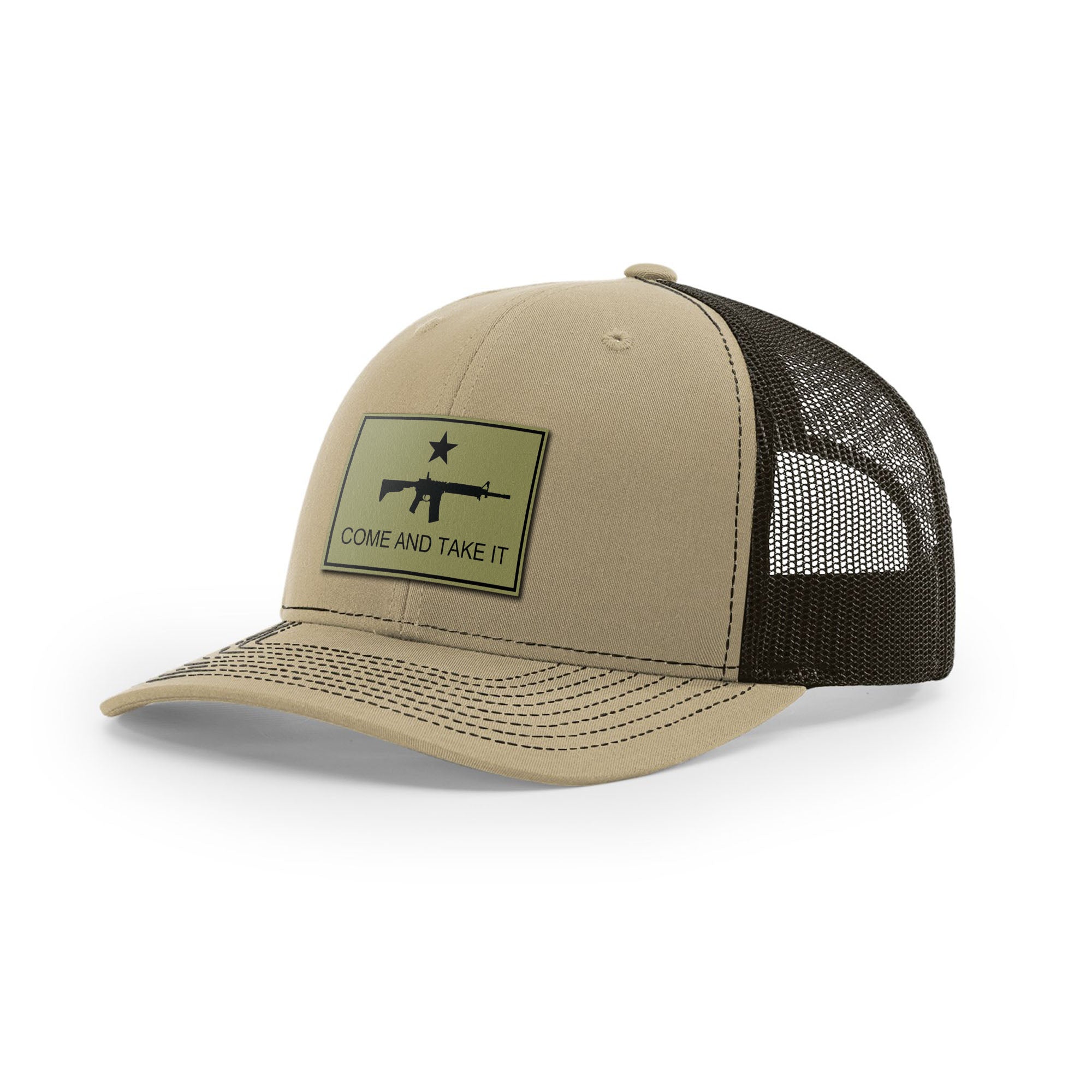 Come And Take It Rifle Trucker Hat - Military Olive | Ballistic Republic™