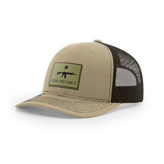 Come And Take It Rifle Trucker Hat - Military Olive | Ballistic Republic™