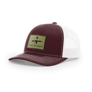 Come And Take It Rifle Trucker Hat - Military Olive | Ballistic Republic™