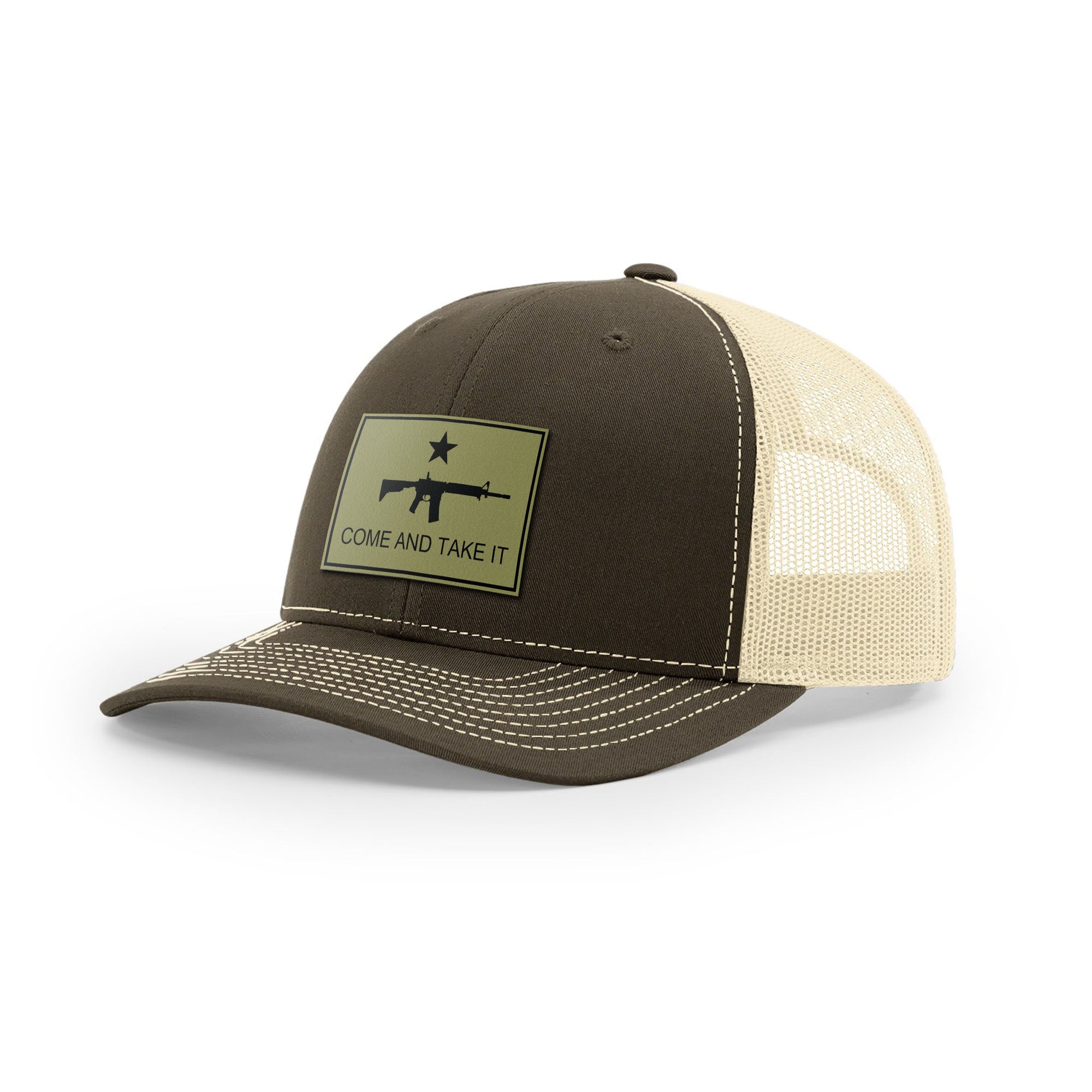 Come And Take It Rifle Trucker Hat - Military Olive | Ballistic Republic™