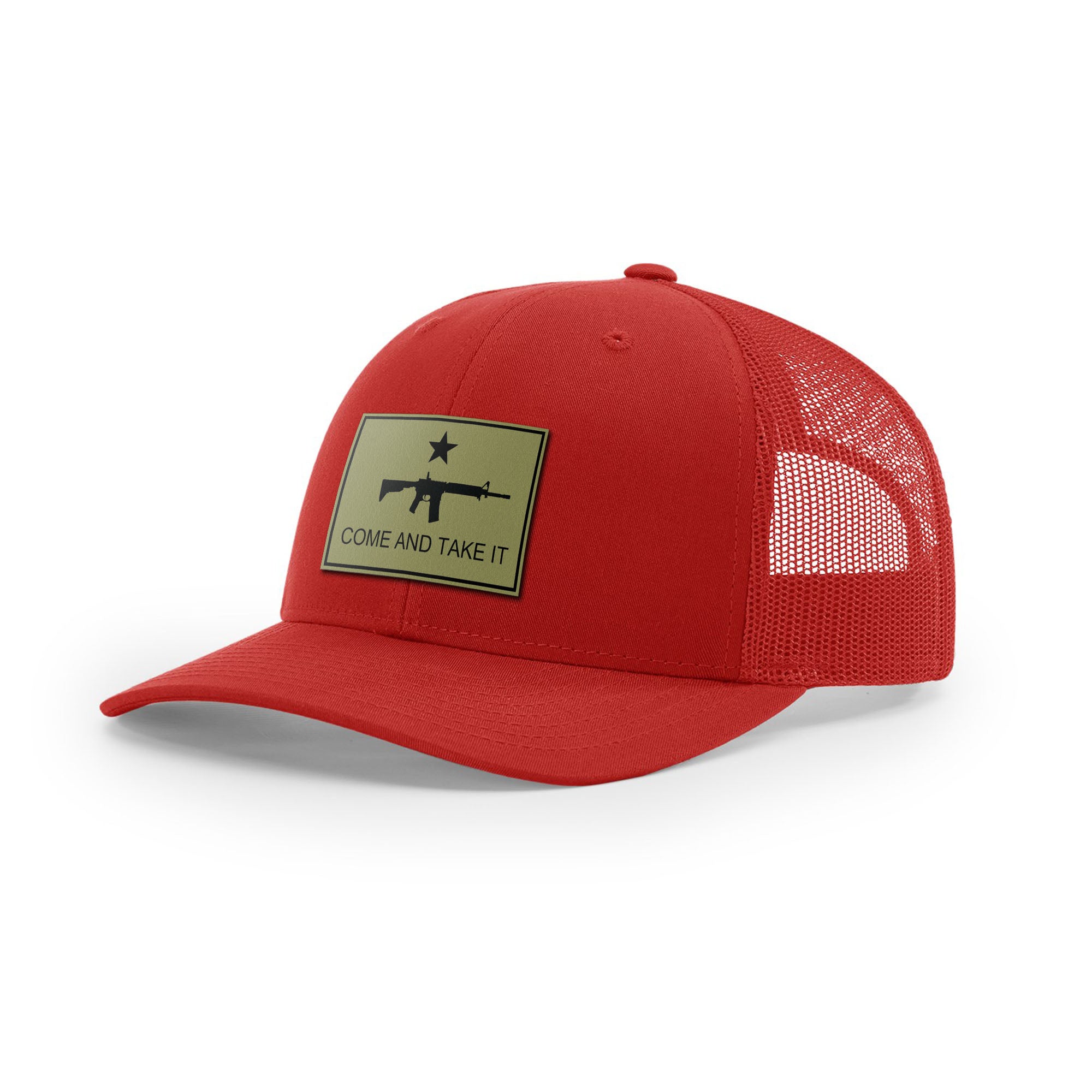 Come And Take It Rifle Trucker Hat - Military Olive | Ballistic Republic™