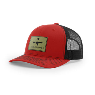Come And Take It Rifle Trucker Hat - Military Olive | Ballistic Republic™