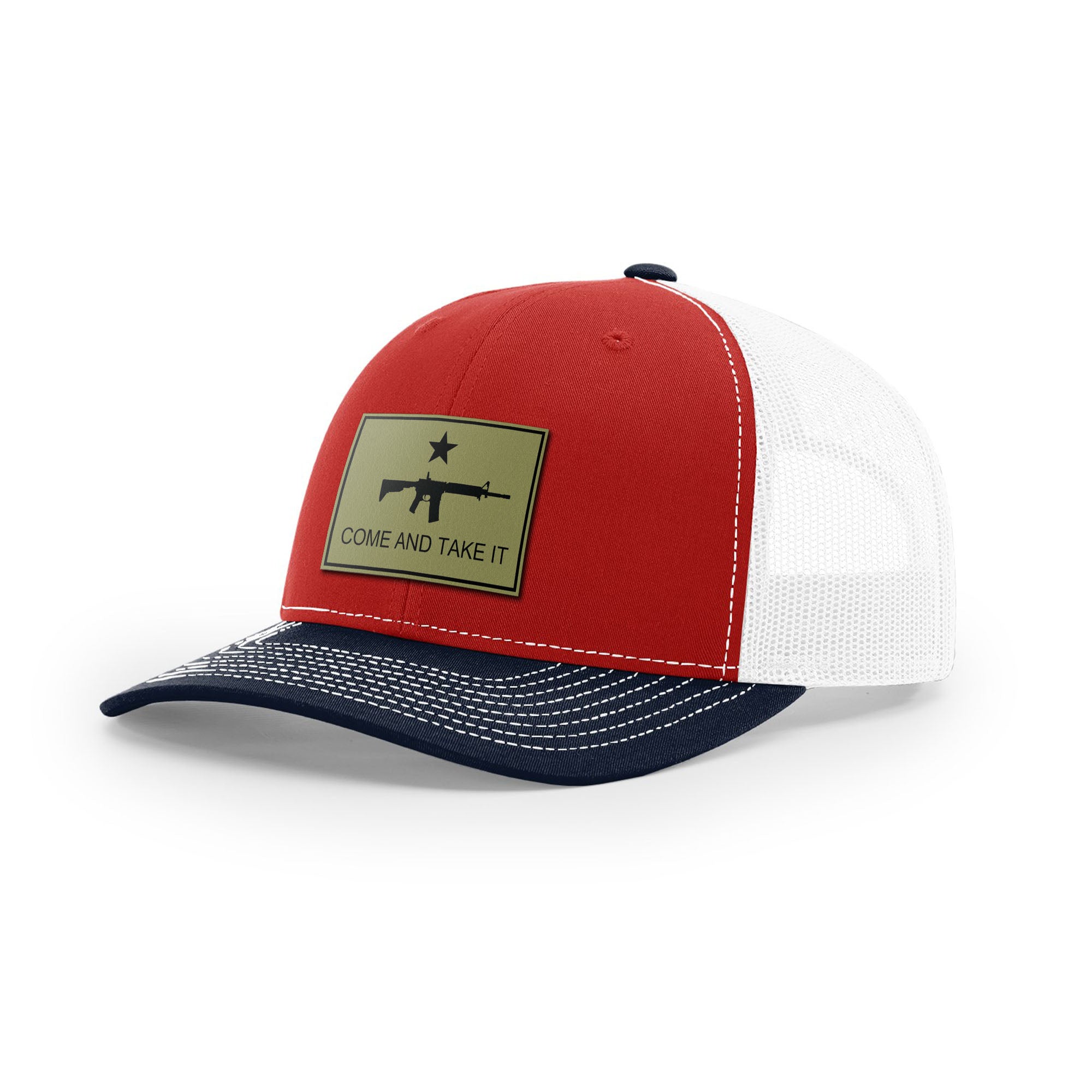 Come And Take It Rifle Trucker Hat - Military Olive | Ballistic Republic™