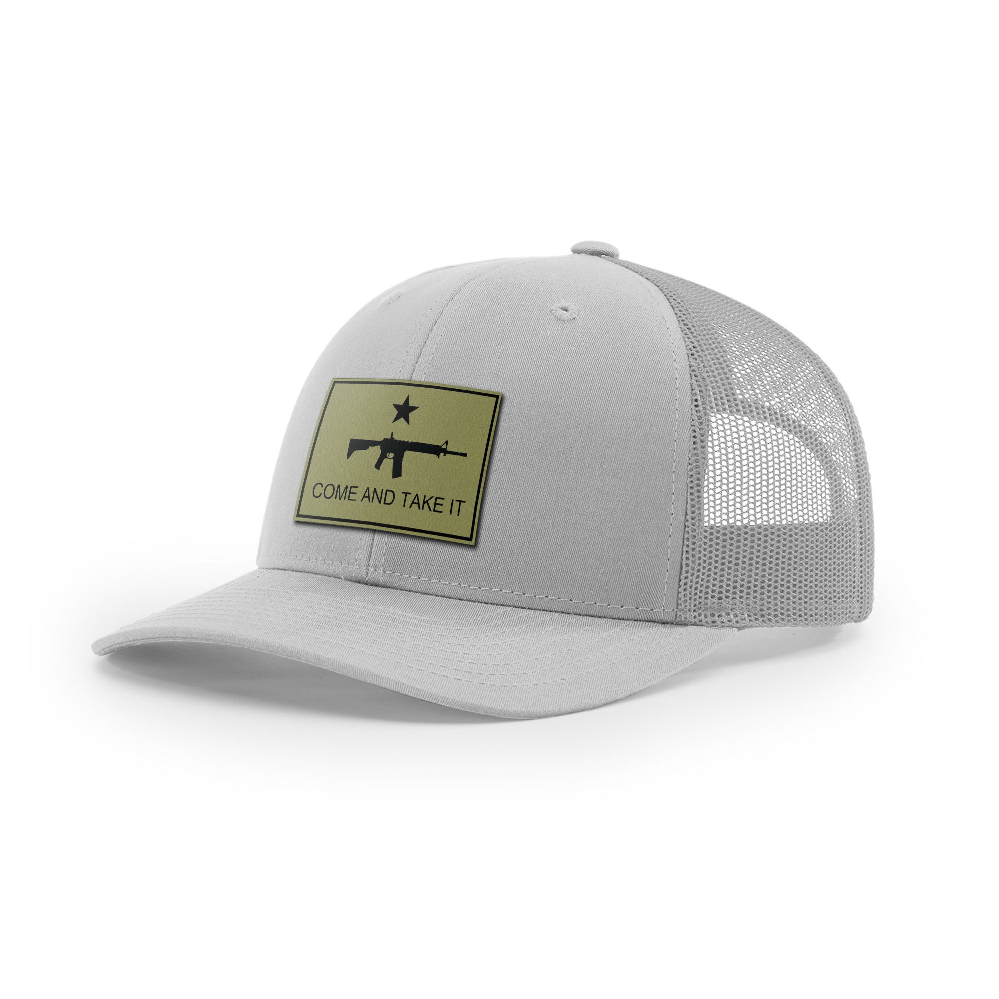 Come And Take It Rifle Trucker Hat - Military Olive | Ballistic Republic™