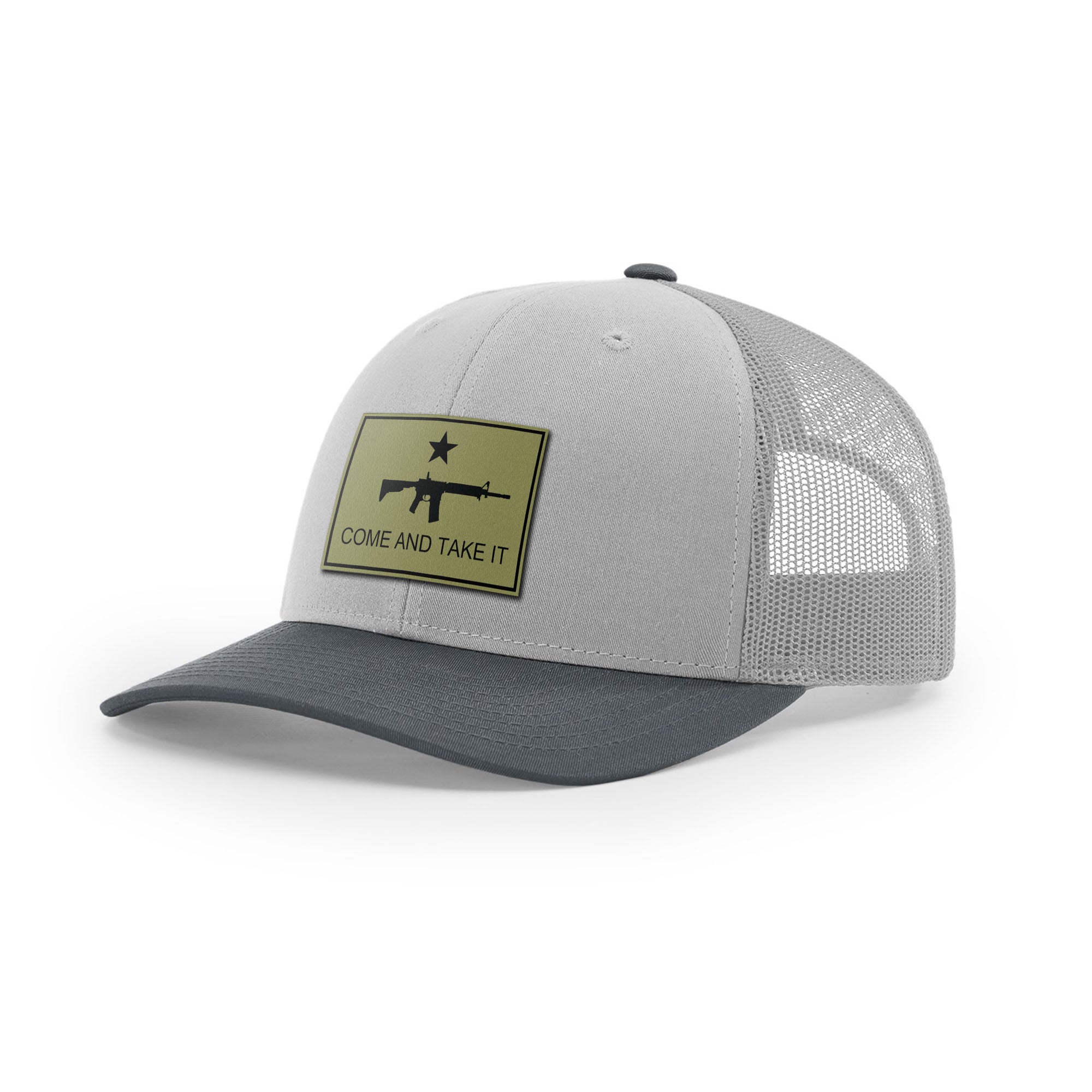 Come And Take It Rifle Trucker Hat - Military Olive | Ballistic Republic™
