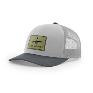 Come And Take It Rifle Trucker Hat - Military Olive | Ballistic Republic™