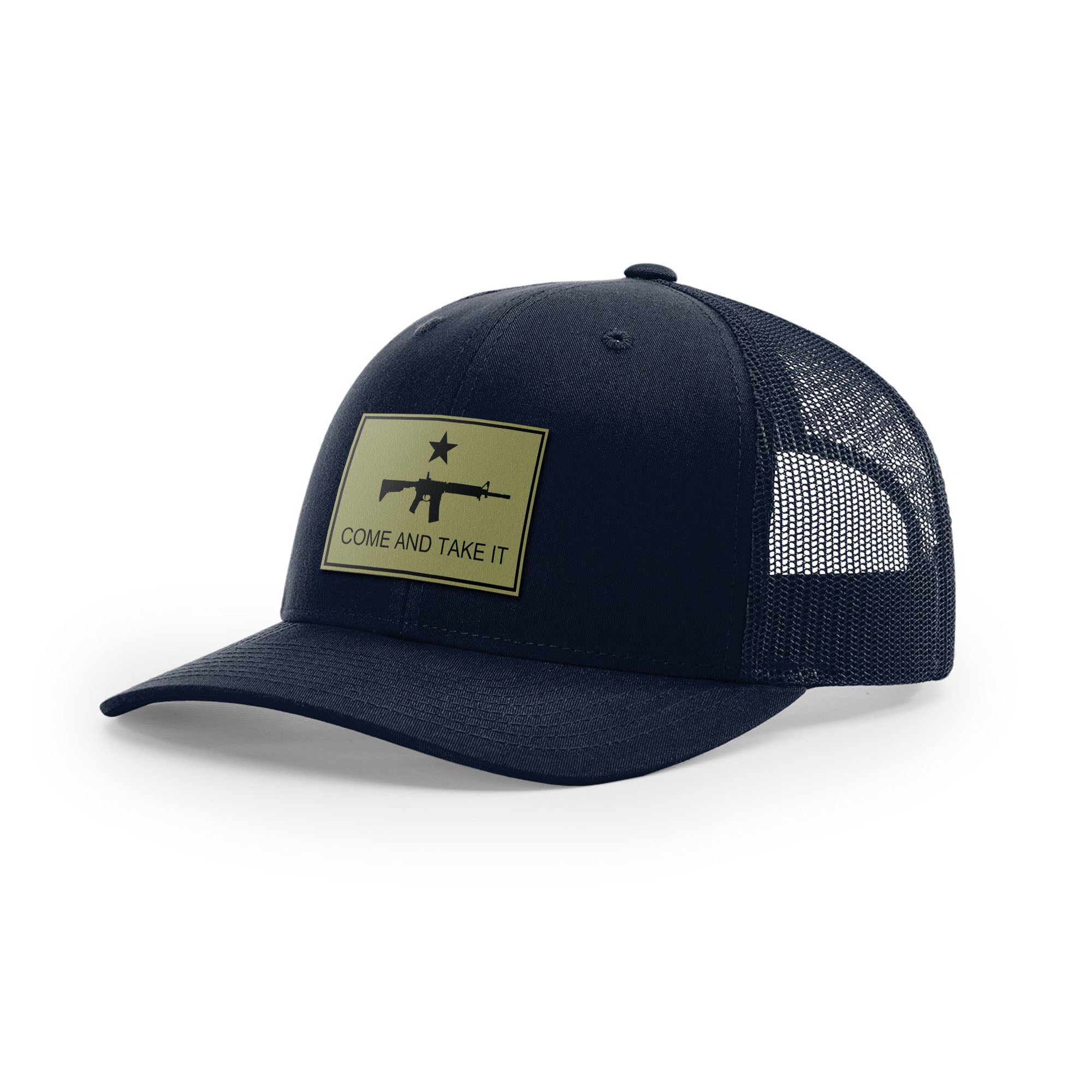 Come And Take It Rifle Trucker Hat - Military Olive | Ballistic Republic™