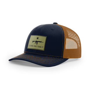 Come And Take It Rifle Trucker Hat - Military Olive | Ballistic Republic™