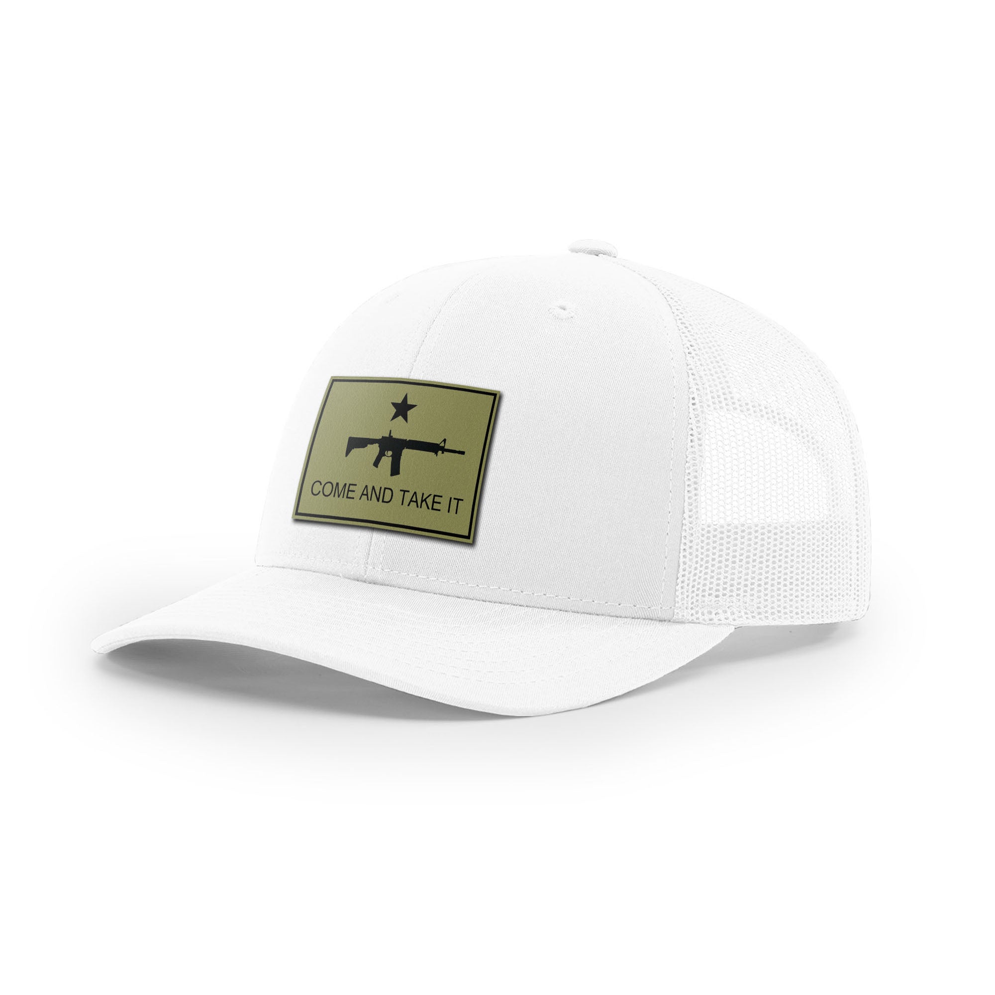 Come And Take It Rifle Trucker Hat - Military Olive | Ballistic Republic™