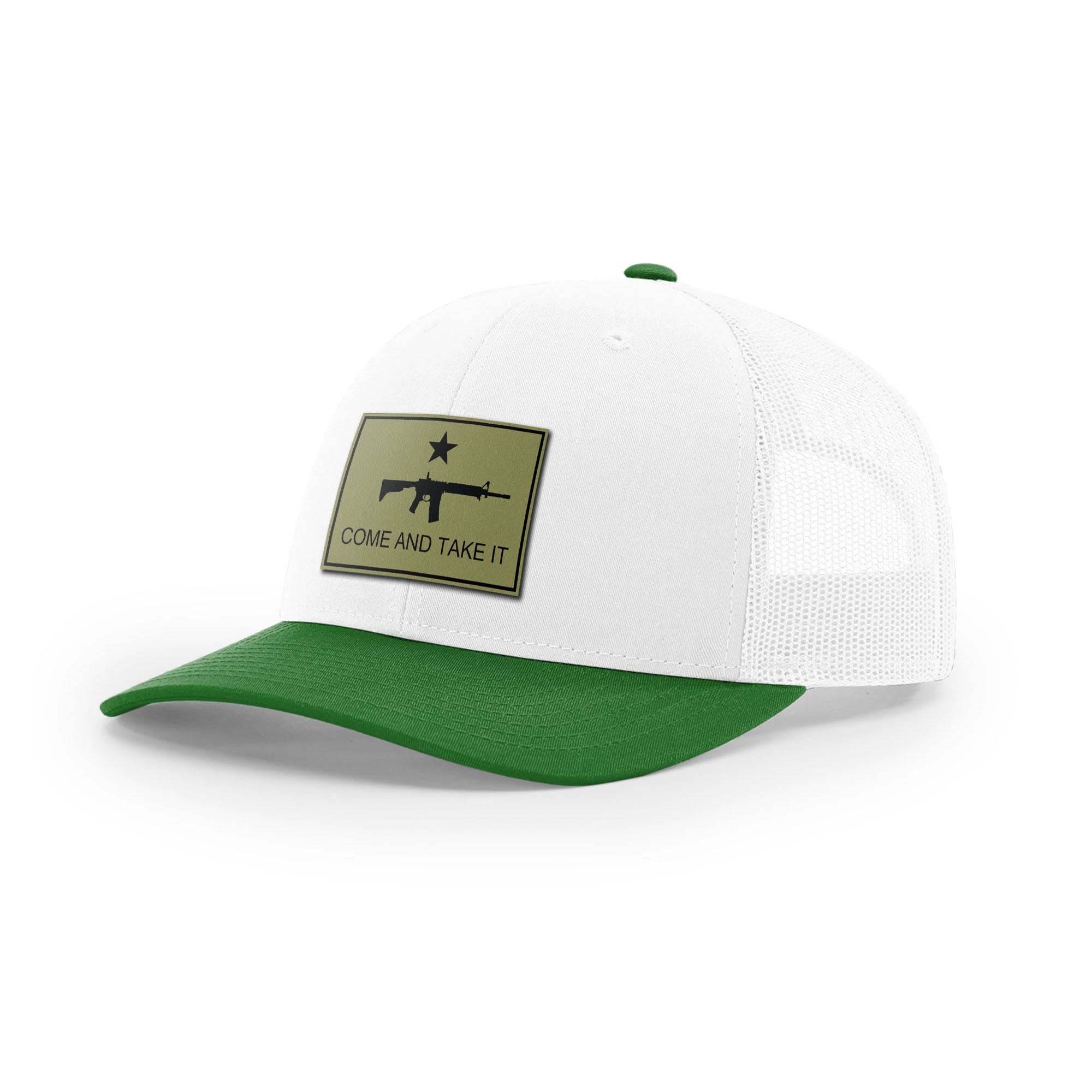 Come And Take It Rifle Trucker Hat - Military Olive | Ballistic Republic™