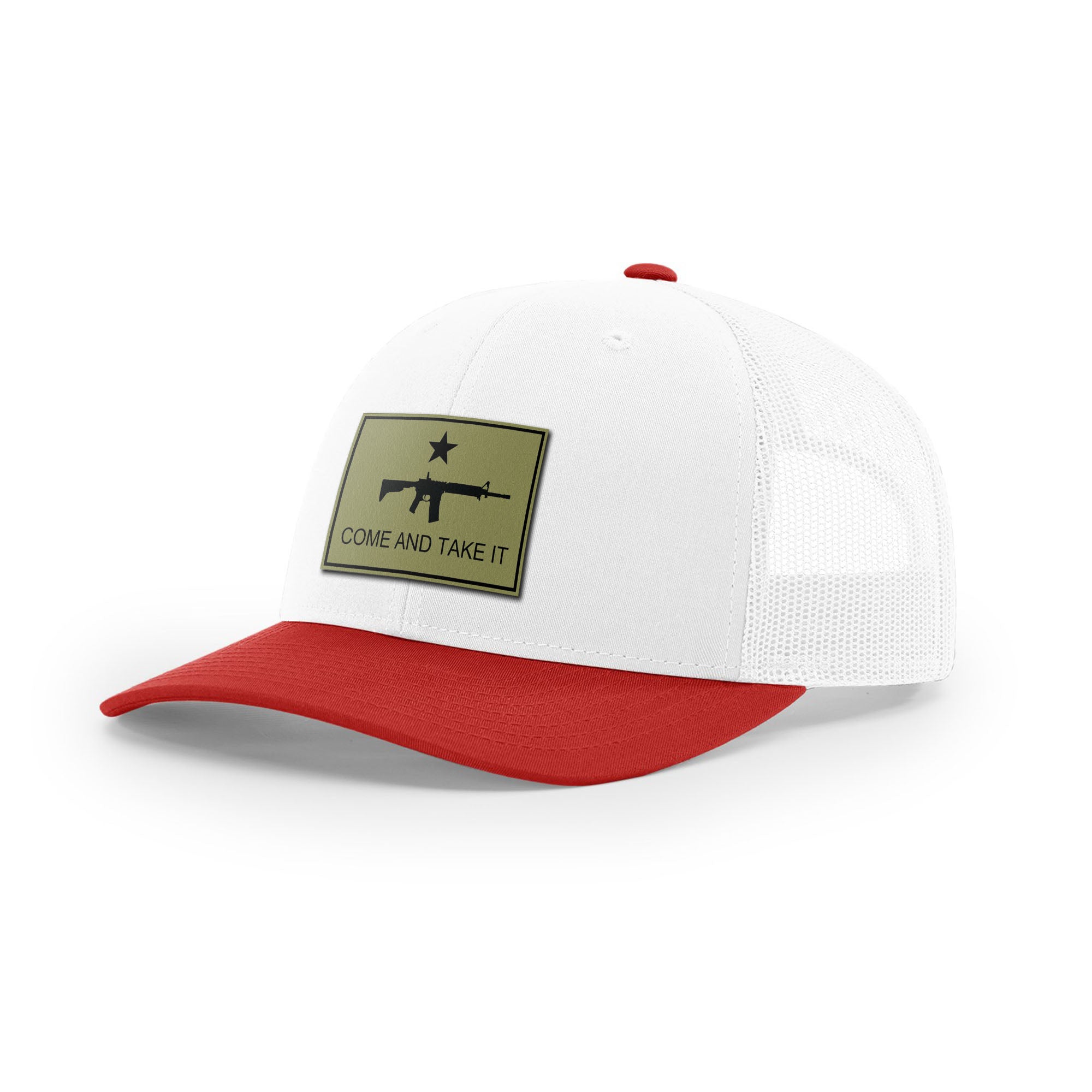 Come And Take It Rifle Trucker Hat - Military Olive | Ballistic Republic™