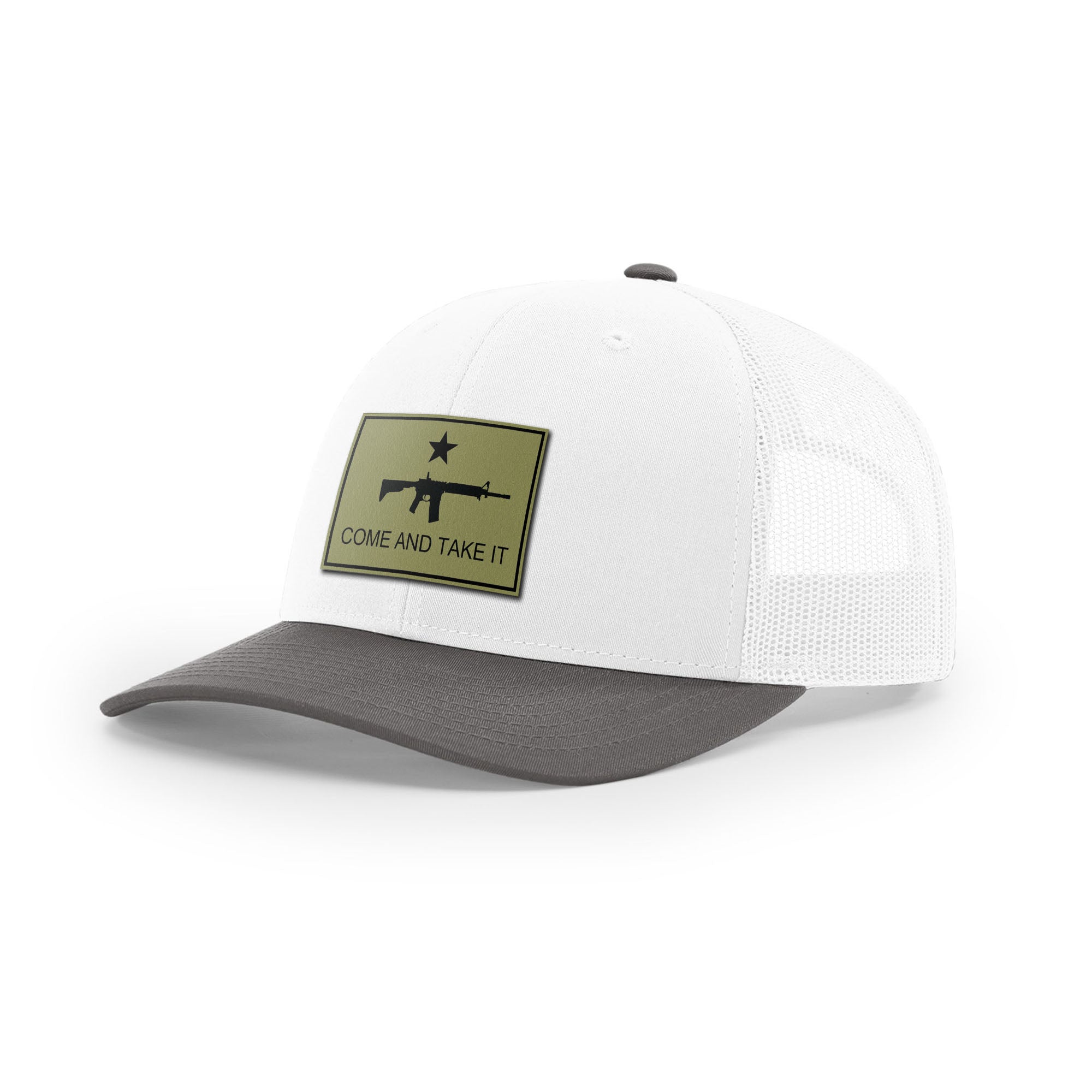 Come And Take It Rifle Trucker Hat - Military Olive | Ballistic Republic™
