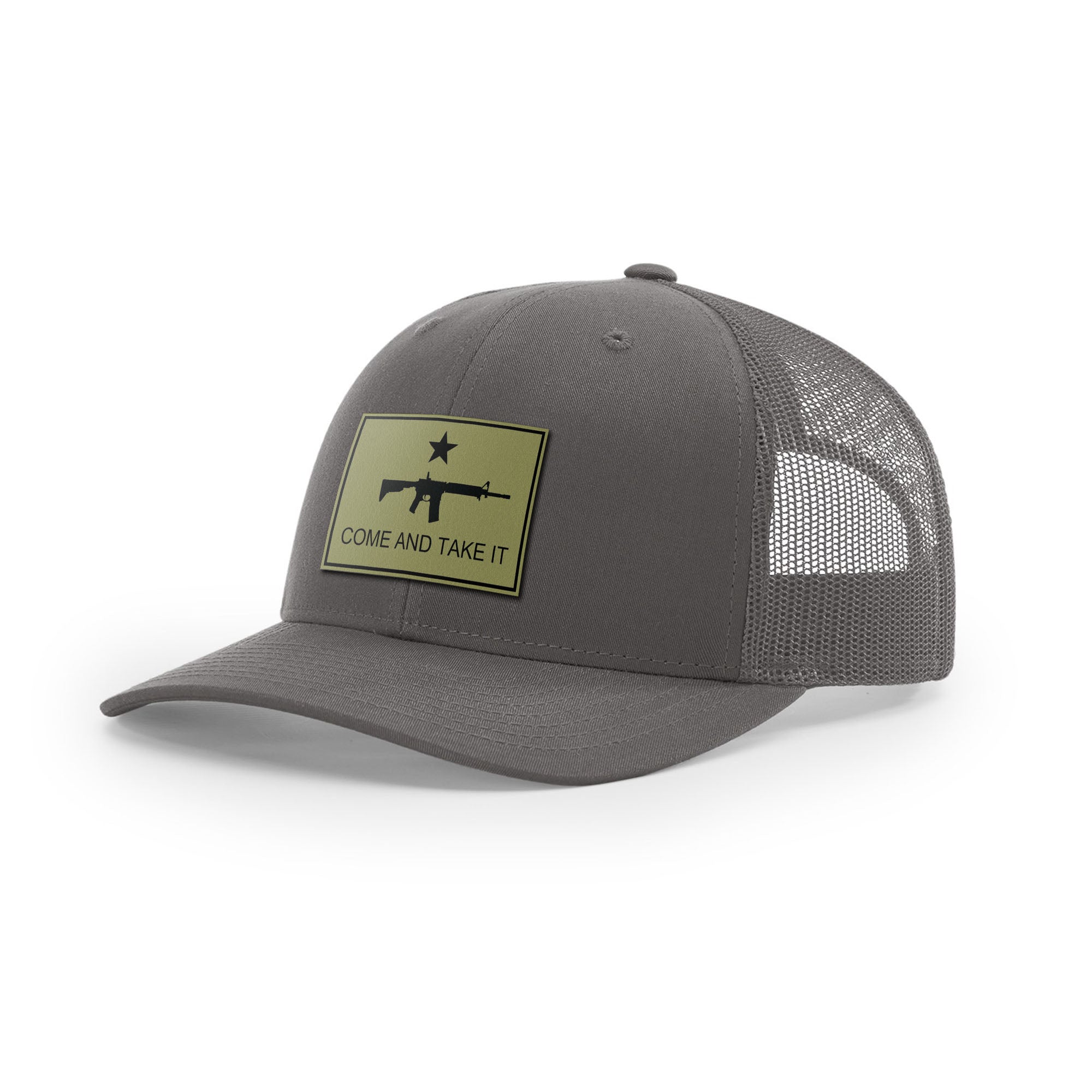 Come And Take It Rifle Trucker Hat - Military Olive | Ballistic Republic™