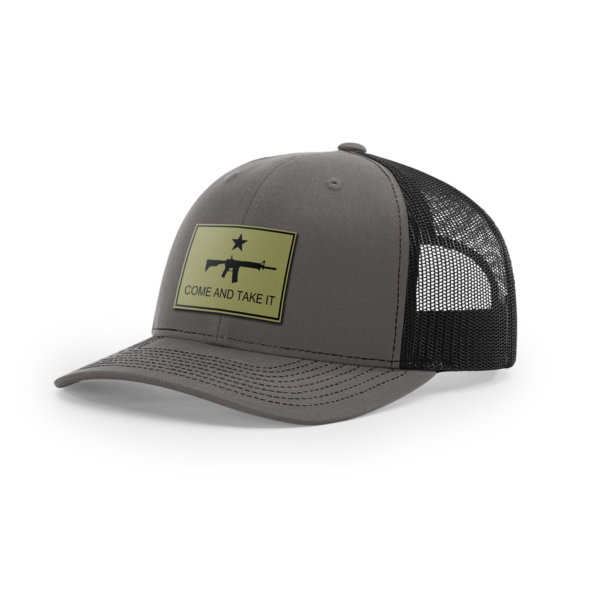 Come And Take It Rifle Trucker Hat - Military Olive | Ballistic Republic™