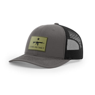 Come And Take It Rifle Trucker Hat - Military Olive | Ballistic Republic™