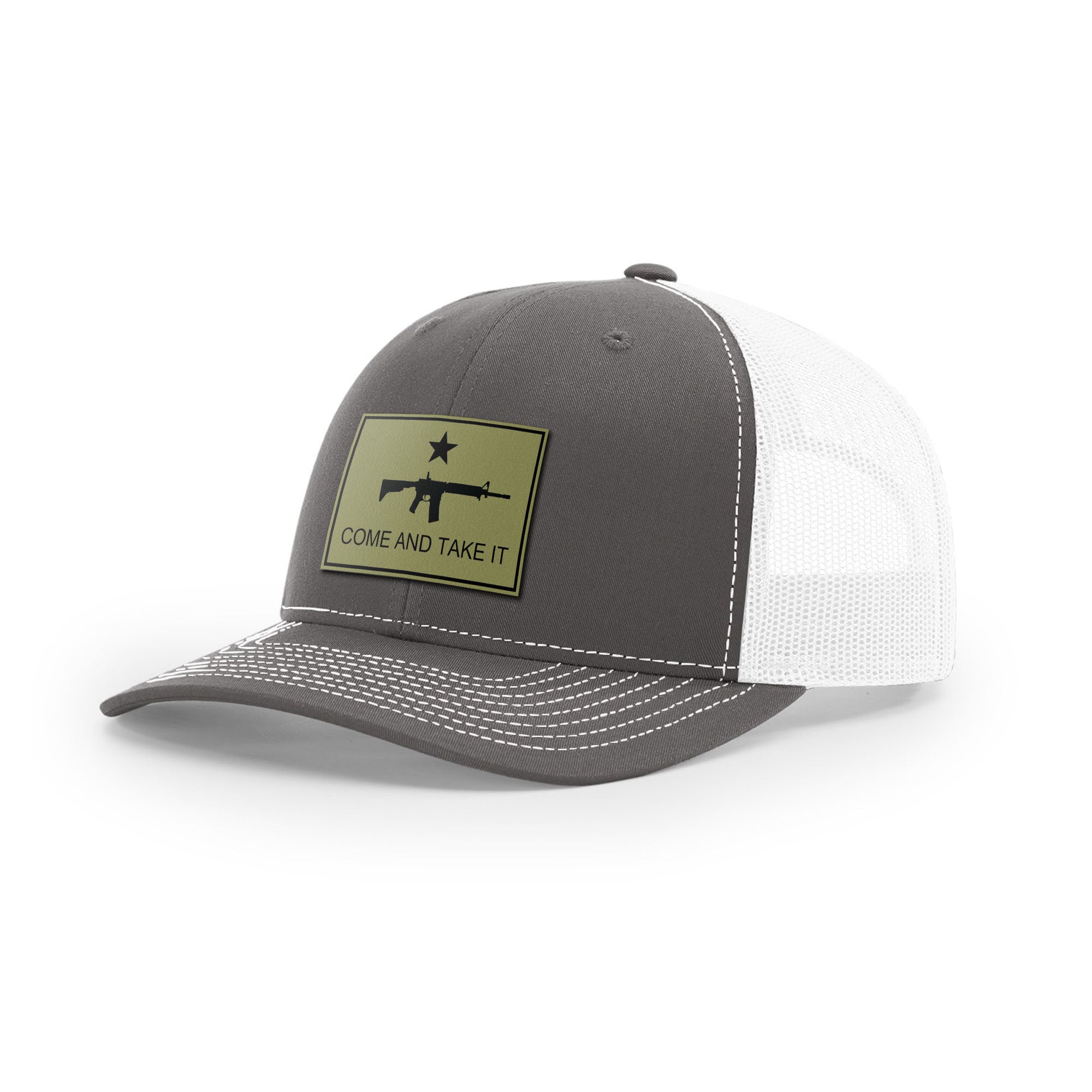 Come And Take It Rifle Trucker Hat - Military Olive | Ballistic Republic™