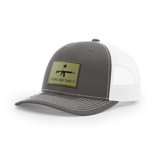 Come And Take It Rifle Trucker Hat - Military Olive | Ballistic Republic™