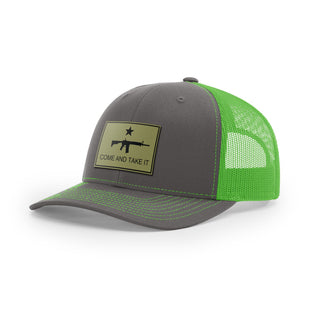 Come And Take It Rifle Trucker Hat - Military Olive | Ballistic Republic™
