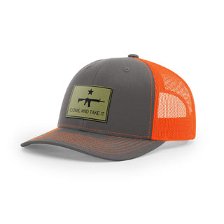 Come And Take It Rifle Trucker Hat - Military Olive | Ballistic Republic™