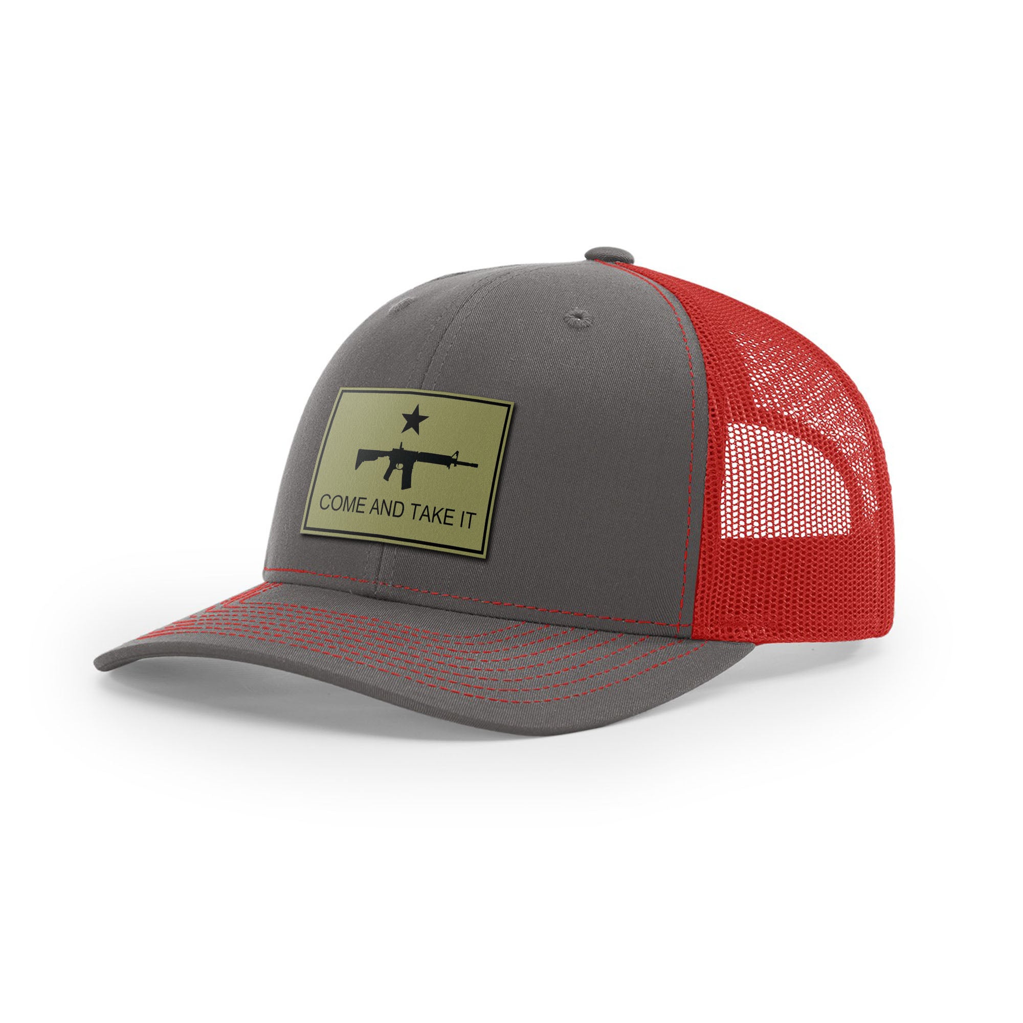 Come And Take It Rifle Trucker Hat - Military Olive | Ballistic Republic™