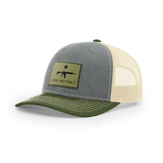 Come And Take It Rifle Trucker Hat - Military Olive | Ballistic Republic™